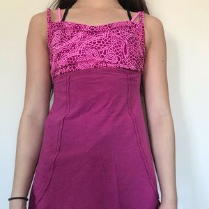 Pink ivivva tank top
